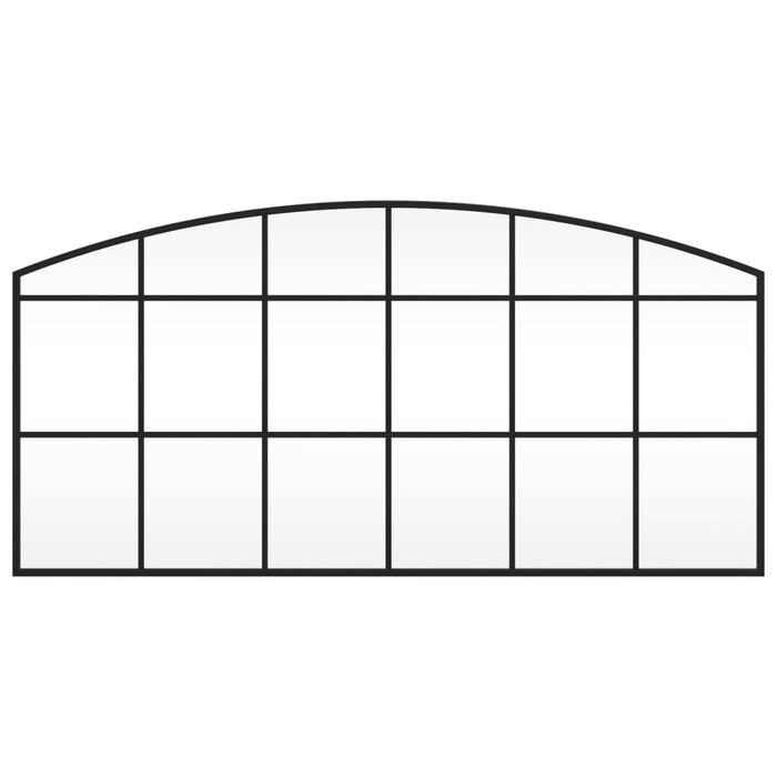 Specchio da Parete Nero 100x50 cm Arco in Ferrocod mxl 80276