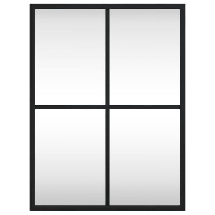 Specchio da Parete Nero 30x40 cm Rettangolare in Ferrocod mxl 130658