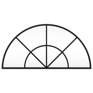 Specchio da Parete Nero 60x30 cm Arco in Ferrocod mxl 80289