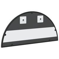 Specchio da Parete Nero 60x30 cm Arco in Ferro 358650