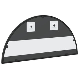 Specchio da Parete Nero 60x30 cm Arco in Ferro 358650