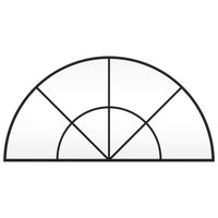 Specchio da Parete Nero 80x40 cm Arco in Ferrocod mxl 104254