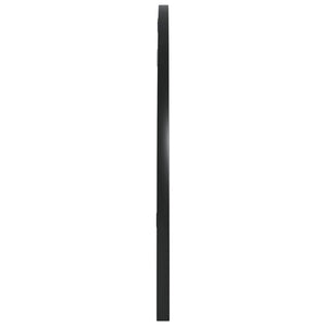 Specchio da Parete Nero 80x40 cm Arco in Ferro 358651