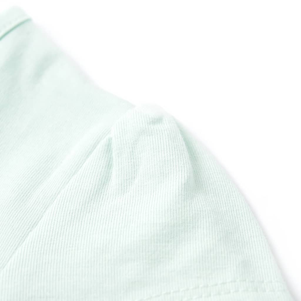 Maglietta da Bambina Menta Chiaro 92 10424