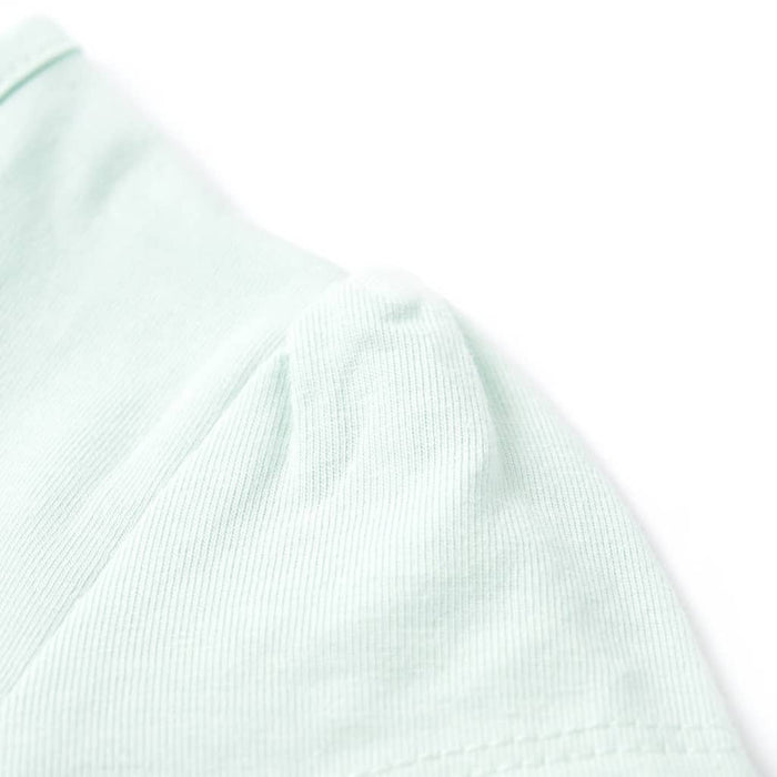 Maglietta da Bambina Menta Chiaro 92 10424