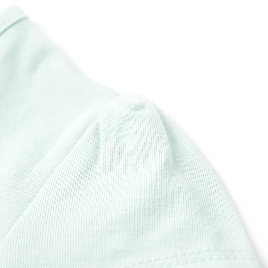 Maglietta da Bambina Menta Chiaro 104 10425