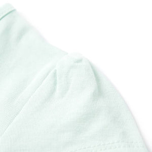 Maglietta da Bambina Menta Chiaro 104 10425