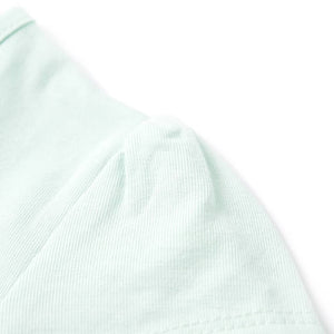 Maglietta da Bambina Menta Chiaro 116 10426