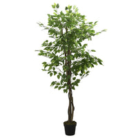 Albero di Ficus Artificiale 630 Foglie 120 cm Verdecod mxl 107489