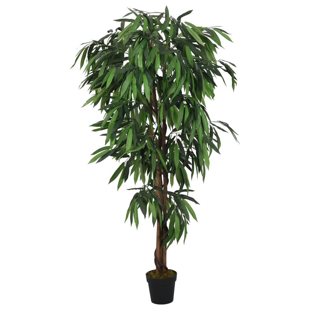 Albero Mango Artificiale 1050 Foglie 200 cm Verdecod mxl 83553