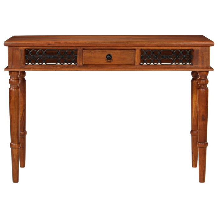 Scrivania con Cassetto 110x50x76 cm in Legno Massello di Acaciacod mxl 109731