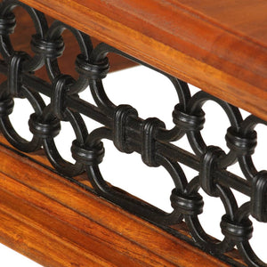 Scrivania con Cassetto 110x50x76 cm in Legno Massello di Acacia 356973