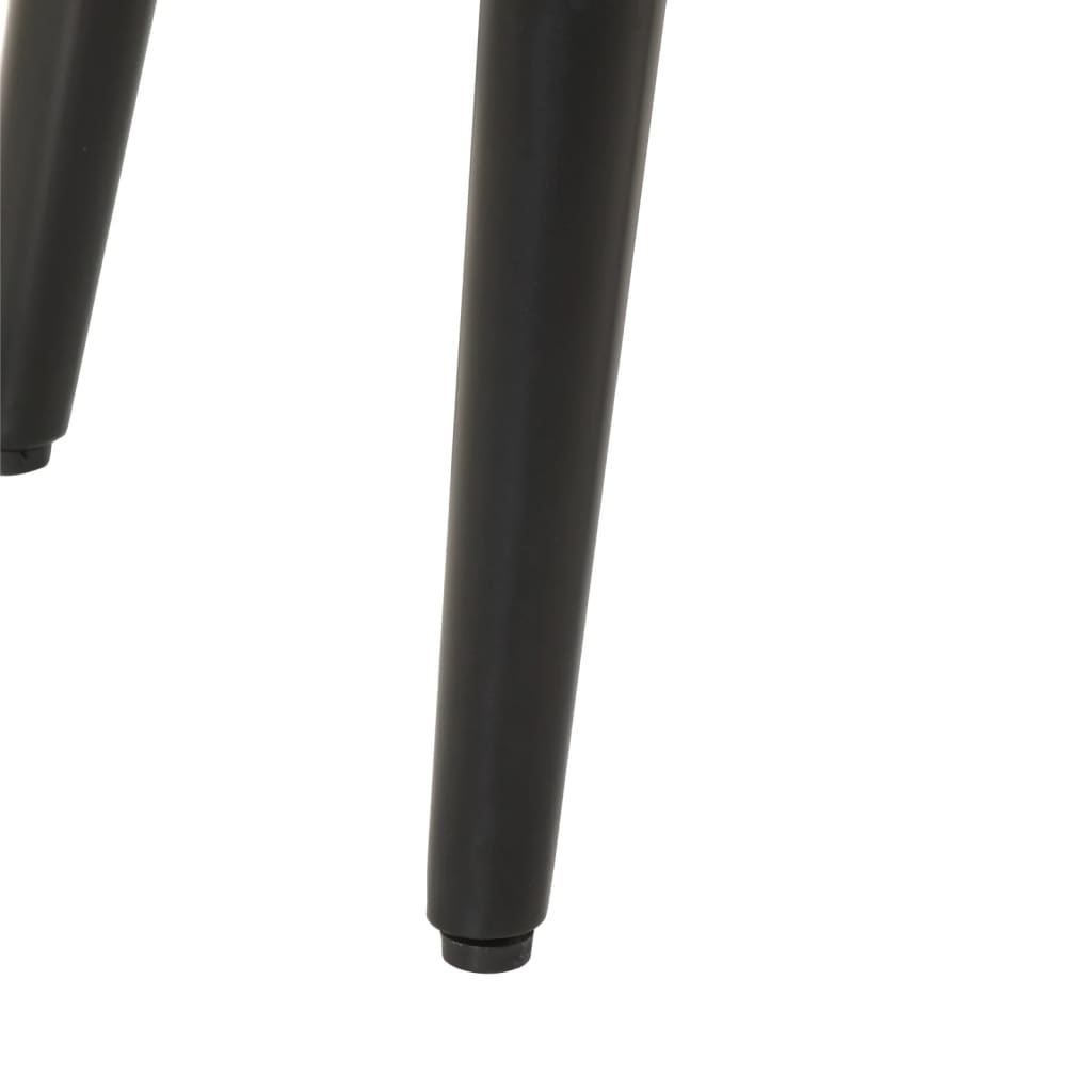 Tavolo da Salotto 45x45x40cm in Legno Massello di Mango e Ferro 356975