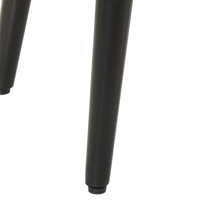 Tavolo da Salotto 45x45x40cm in Legno Massello di Mango e Ferro 356975