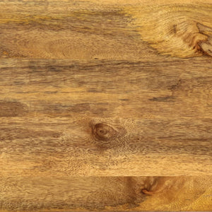 Tavolo Consolle 110x40x76 cm in Legno Massello di Mango e Ferro