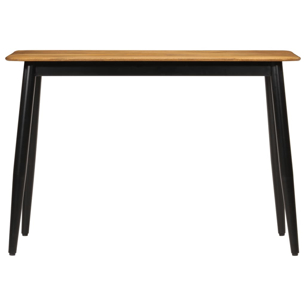 Tavolo da Pranzo 112x52x76 cm Legno Massello di Mango e Ferro 356978
