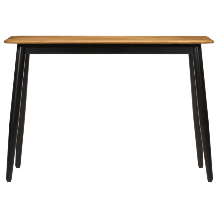 Tavolo da Pranzo 112x52x76 cm Legno Massello di Mango e Ferro 356978