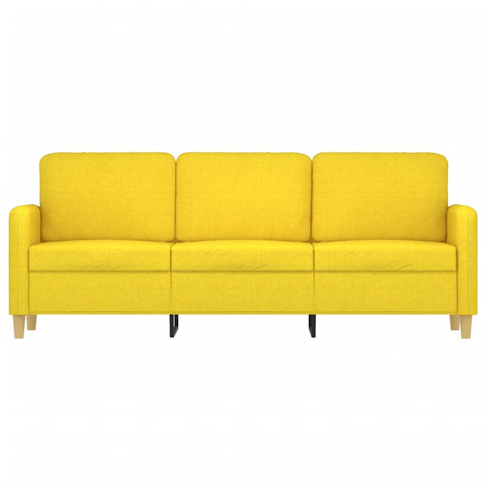 Divano a 3 Posti Giallo Chiaro 180 cm in Tessutocod mxl 133345
