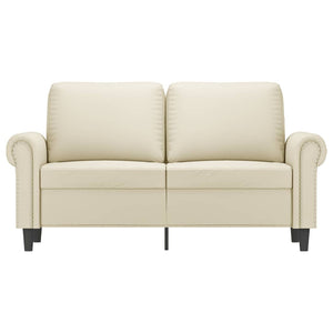 Divano a 2 Posti Crema 120 cm in Similpellecod mxl 133685