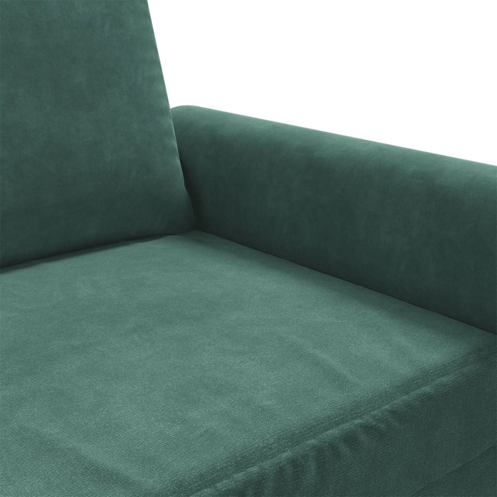Poltrona Verde Scuro 60 cm Velluto 359511