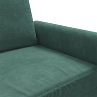 Poltrona Verde Scuro 60 cm Velluto 359511