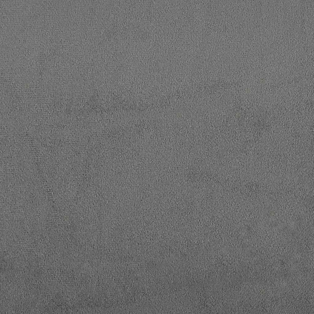 Divano a 2 Posti Grigio Scuro 120 cm in Tessuto Microfibra 359557