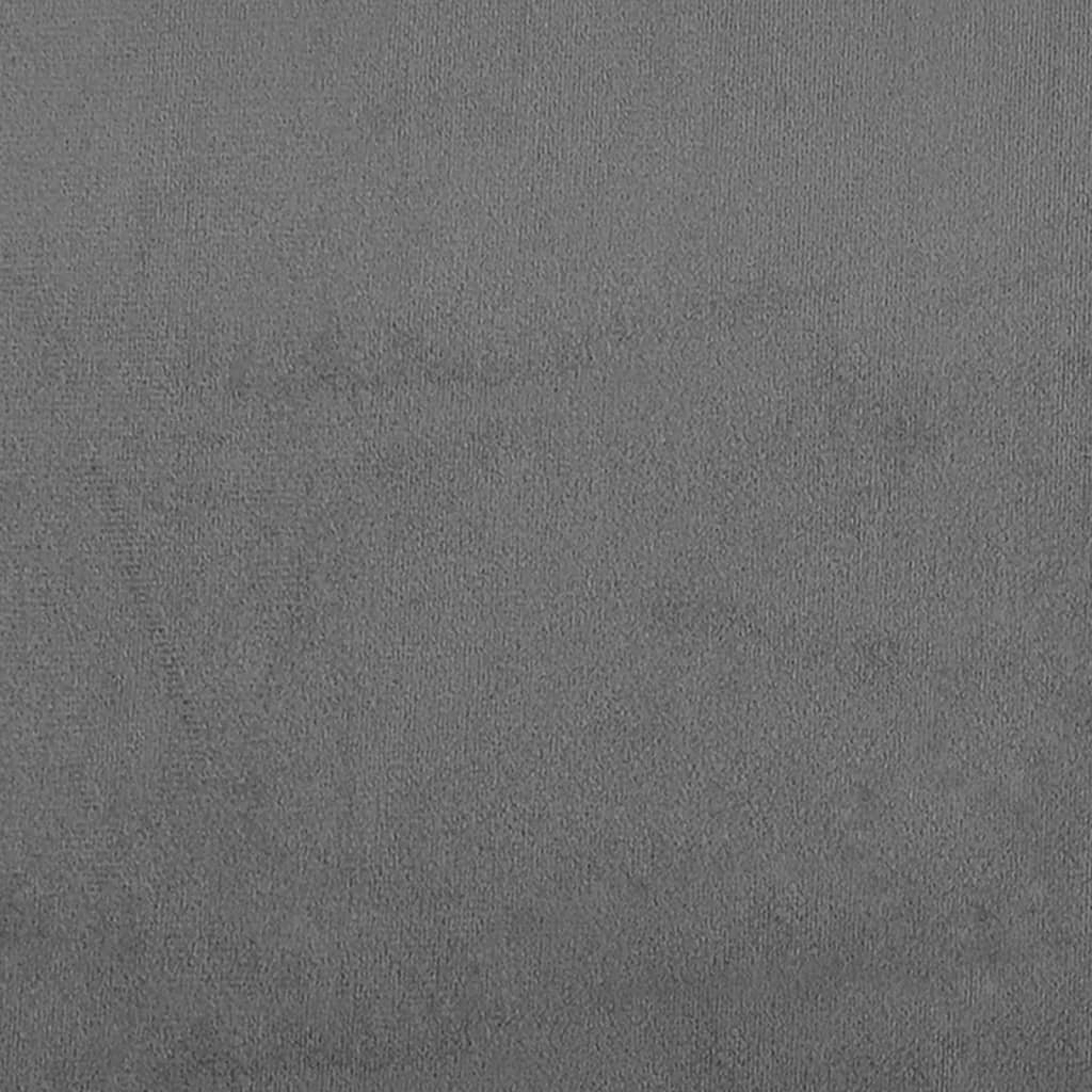 Divano a 3 Posti Grigio Scuro 180 cm in Tessuto Microfibra 359569