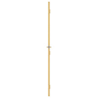 Porta Interni Sottile Oro 76x201,5cm Vetro Temperato Alluminio 155136