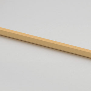 Porta Interni Sottile Oro 76x201,5cm Vetro Temperato Alluminio 155136