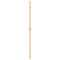 Porta Interni Sottile Oro 93x201,5cm Vetro Temperato Alluminio 155138