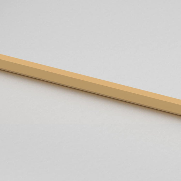 Porta Interni Sottile Oro 93x201,5cm Vetro Temperato Alluminio 155138