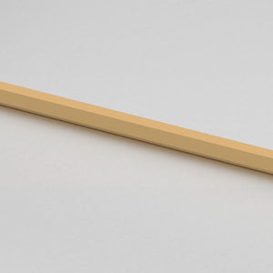 Porta Interni Sottile Oro 102,5x201,5 Vetro Temperato Alluminio 155139