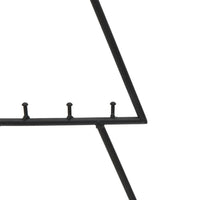 Albero di Natale Decorativo in Metallo Nero 60 cm 359591