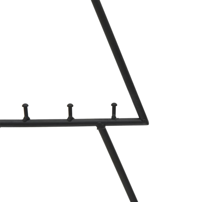 Albero di Natale Decorativo in Metallo Nero 60 cm 359591