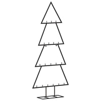 Albero di Natale Decorativo in Metallo Nero 90 cm 359592