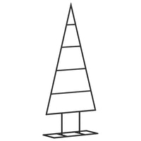 Albero di Natale Decorativo in Metallo Nero 60 cm 359594