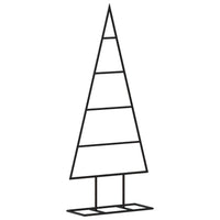 Albero di Natale Decorativo in Metallo Nero 60 cm 359594