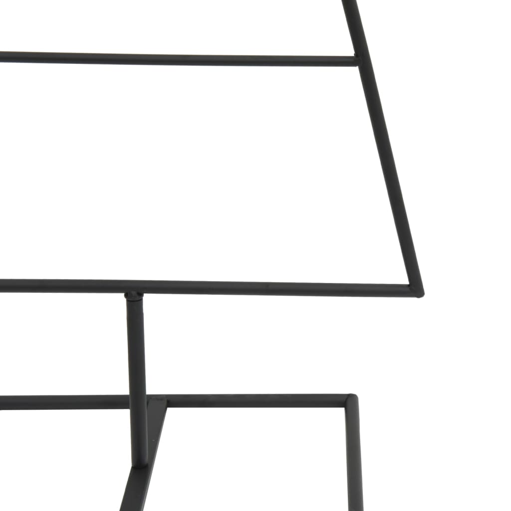 Albero di Natale Decorativo in Metallo Nero 60 cm 359594