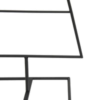 Albero di Natale Decorativo in Metallo Nero 60 cm 359594