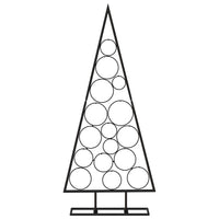 Albero di Natale Decorativo in Metallo Nero 125 cmcod mxl 74493
