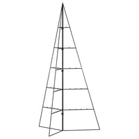 Albero di Natale Decorativo in Metallo Nero 100 cm 359600