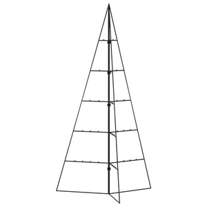 Albero di Natale Decorativo in Metallo Nero 100 cm 359600