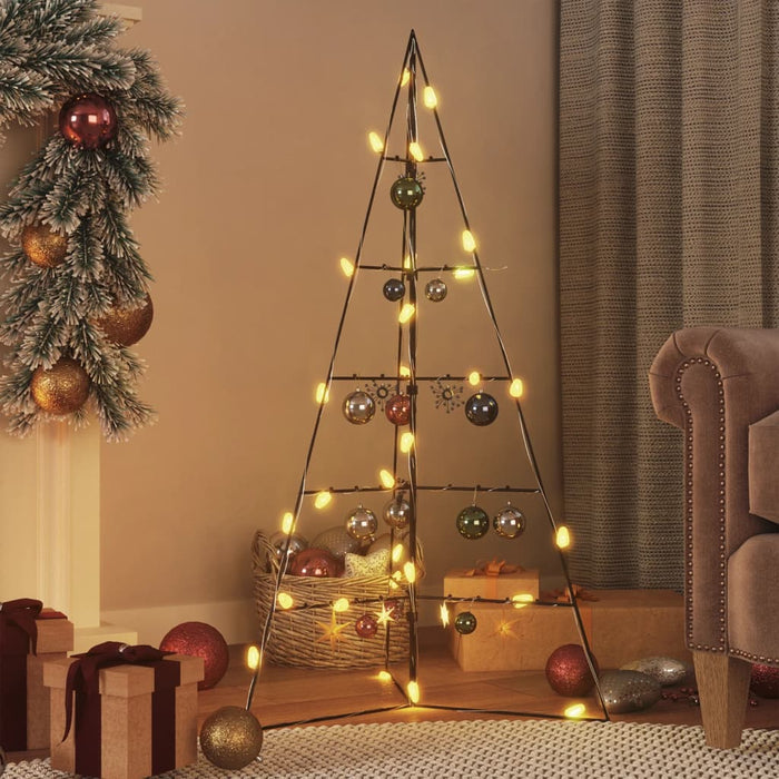 Albero di Natale Decorativo in Metallo Nero 100 cm 359600