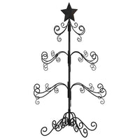 Albero di Natale Decorativo in Metallo Nero 90 cmcod mxl 122420