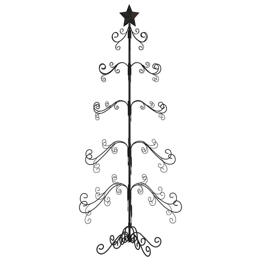 Albero di Natale Decorativo-Decorazioni natalizie in Metallo Nero 150 cm 614090