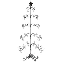 Albero di Natale Decorativo-Decorazioni natalizie in Metallo Nero 150 cm 614090