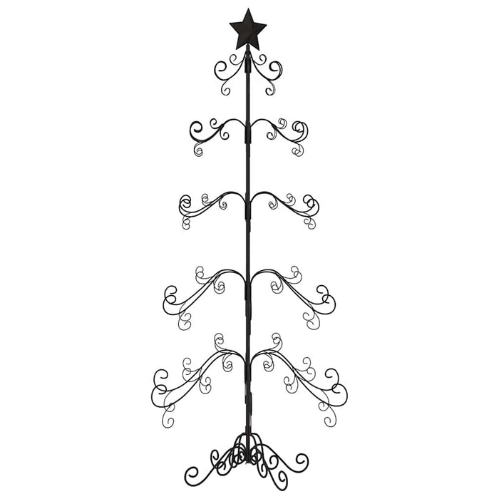 Albero di Natale Decorativo-Decorazioni natalizie in Metallo Nero 150 cm 614090