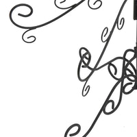 Albero di Natale Decorativo-Decorazioni natalizie in Metallo Nero 150 cm 614090