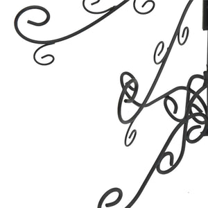 Albero di Natale Decorativo-Decorazioni natalizie in Metallo Nero 150 cm 614090