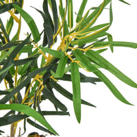 Albero Bambù Artificiale 368 Foglie 80 cm Verde 358963